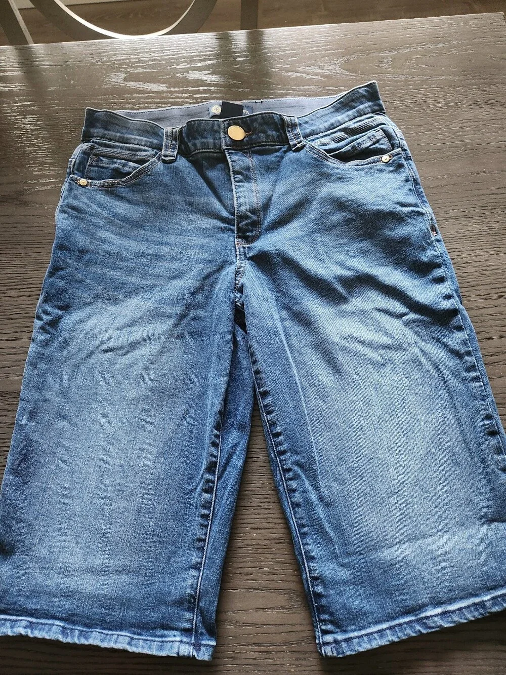 Democracy Long Burmuda  Blue Denim Shorts SIZE 12